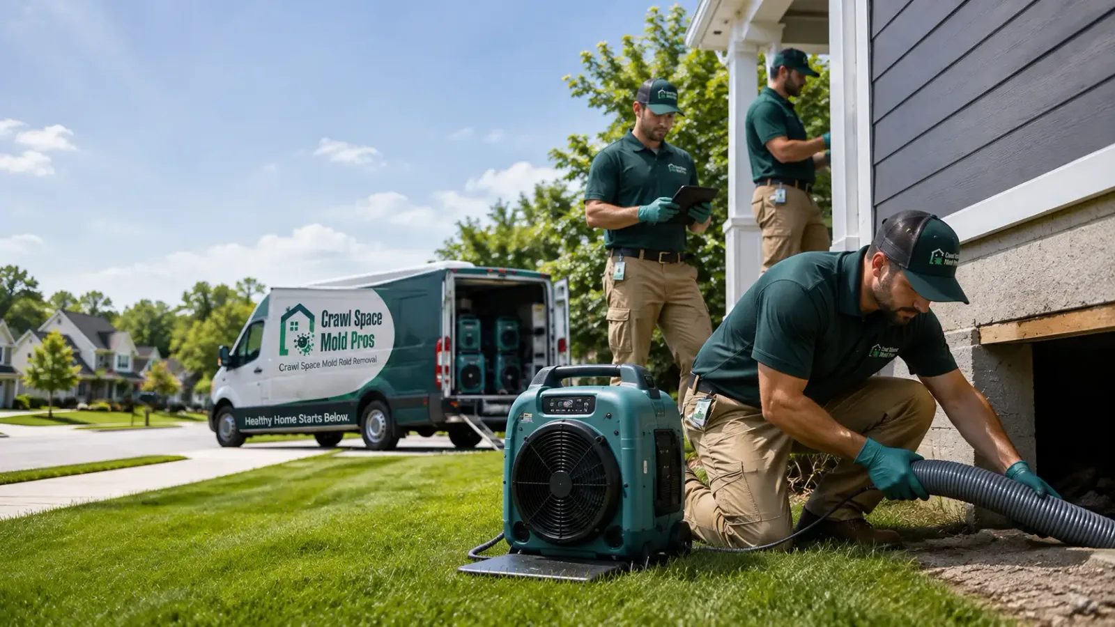 Crawl Space Mold Removal in Anamoose, ND